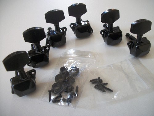 Nuevo Mecanismos 3x3 - Semi-Closed Negro - para Guitarra Sg , Los Paul - Bild 5 von 6