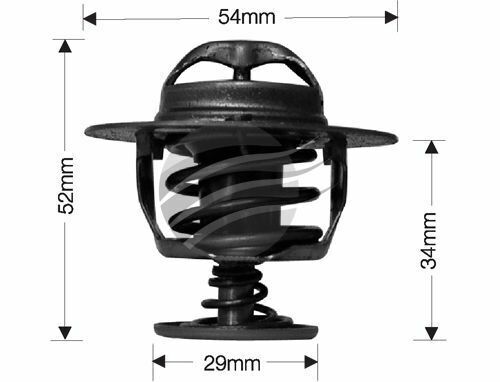 Dayco Thermostat for Nissan Silvia 1/1991 - 12/1994 2.0L 4 cyl 16V DOHC TMPFI Tu - Picture 1 of 1
