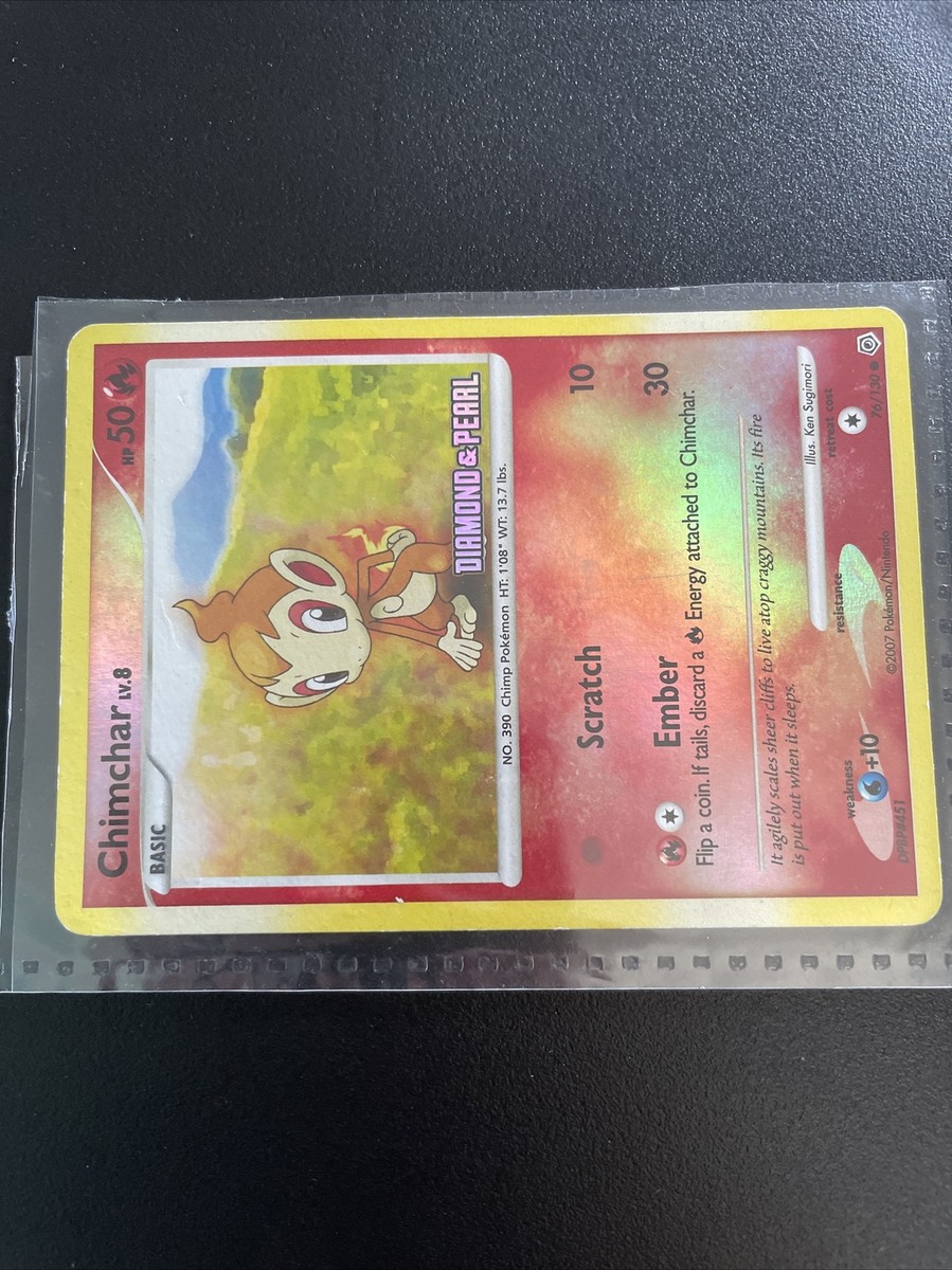 【保存版】 CHIMCHAR - 2007 POKEMON DIAMOND & PEARL REVERSE HOLO - NM コレクション