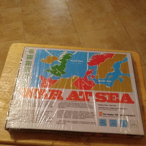 War At Sea 1976 Avalon Hill AH segunda edición nuevo con imperfecciones retráctil está roto - Imagen 12 de 12