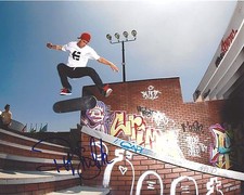 RYAN SHECKLER SIGNED 8X10 PHOTO D W/COA X GAMES PRO SKATEBOARD LEGEND REDBULL