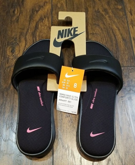 Nike Ultra Comfort3 Slide Womenâs Sandals Size 8 Ar4497-001 for sale online | eBay