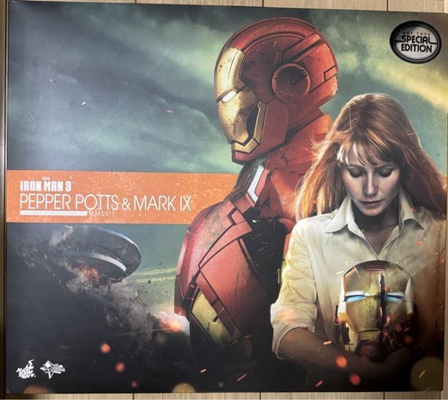 Hot Toys MMS311 Marvel Iron Man 3 Mark IX MK9 & Pepper Potts Figure 1/6 VIP - Picture 2 of 3