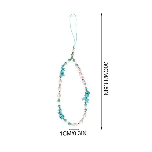 Mobile Phone Lanyard Beads Phone String Hanging Cord Phone Neck Strap - Zdjęcie 4 z 12