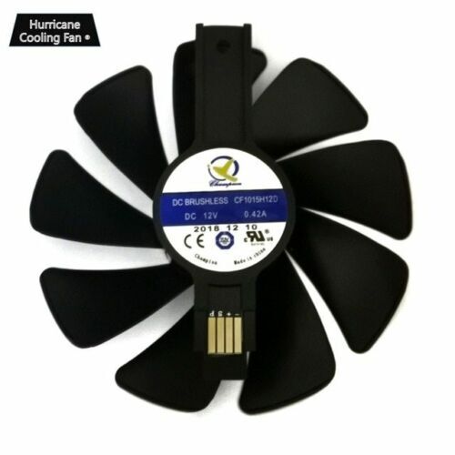 Cooling Fan For Sapphire NITRO RX480 RX470 GPU CF1015H12D HQ 95 mm - Picture 10 of 10