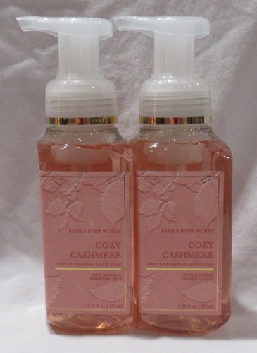 Bath & Body Works Gentle Foaming Hand Soap Lot Set of 2 COZY CASHMERE