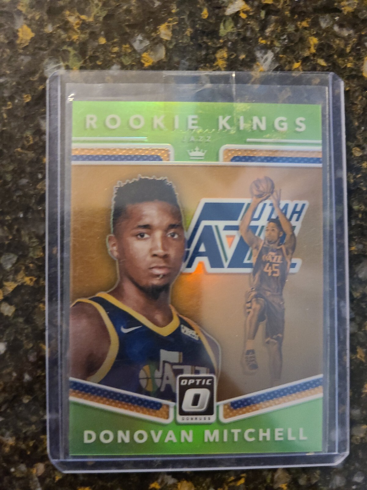 2017-18 Donruss Optic Rookie Kings Lime Green /149 Donovan Mitchell RC