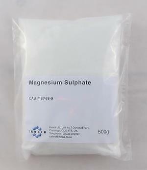 Polvo grueso de sulfato de magnesio, 500g. (Sales de Epsom, sal amarga) - Zdjęcie 2 z 2