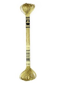 DMC Light Effects Embroidery Floss 8.7 Yards-light Gold 077540644674