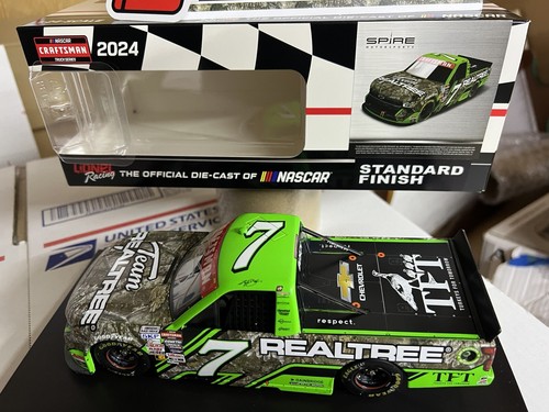 AUTOGRAPHED Kyle Busch 2024 # 7 Spire Texas RWV REALTREE TFT 1/24 Action Chevy - Picture 5 of 8