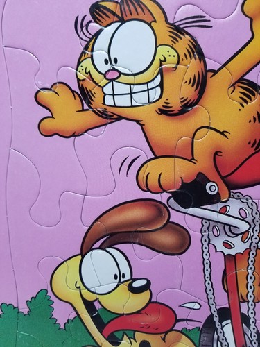 Vintage Garfield Frame-Tray Puzzle Odie 20 Piece Golden 1978 - Picture 6 of 9
