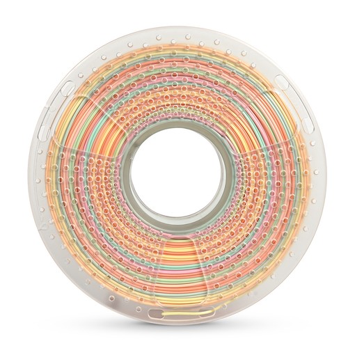 SUNLU 1,75mm PLA+ SILK filamento colorato 1KG bobina arcobaleno #05 8 metri/colore - Foto 10 di 22