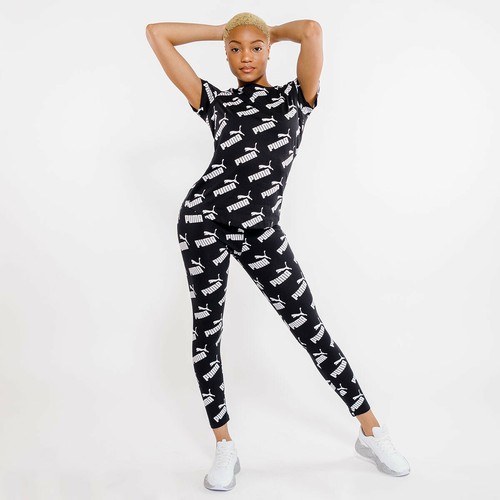 Puma Damen-Leggings verstärkter All-Over-Druck 581225-01 schwarz & weiß - Gr. S oder M - Bild 4 von 12