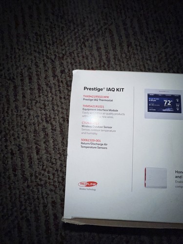 Honeywell Prestige YTHX9421R5101WW IAQ Kit With Thermostat, EIM & Outdoor Sensor - Picture 5 of 9