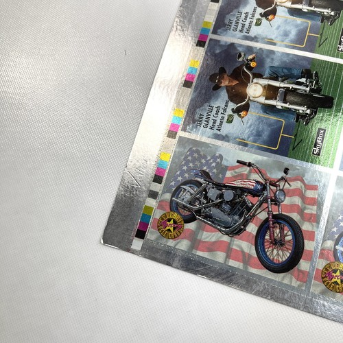 Skybox American Vintage Cycles Celebrity Trading Cards Moto foglio non tagliato - Foto 12 di 21