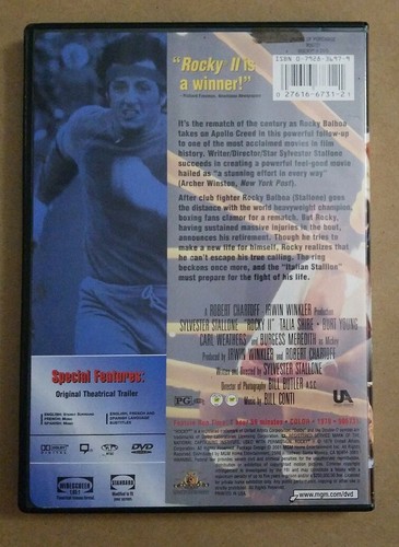 Rocky and Rocky II - 2 DVD Lot - Picture 6 of 8