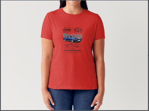 Custom Printed Car Design Cotton T-Shirt - Unique Auto Graphic Tee -Perfect Gift - Picture 10 of 12