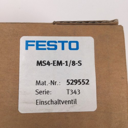 Festo MS4-EM-1/8-S on-off Valve 539552 Einschaltventil New NFP - Bild 3 von 6