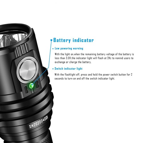IMALENT MS03 13000lm LED Flashlight USB Rechargeable Super Bright Torch Lamp - Picture 5 of 13