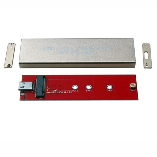 High Speed PCIE USB3.1 HDD Enclosure M.2 to USB Type-C 3.1 Hard Drive Case - Photo 4/9