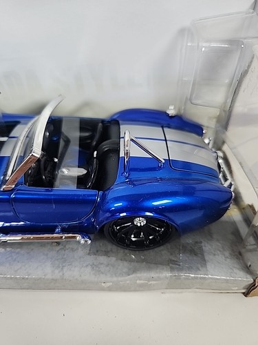 Jada Toys Bigtime Muscle 1:24 Scale 1965 Shelby Cobra 427 S/C Diecast No Box - Picture 3 of 3