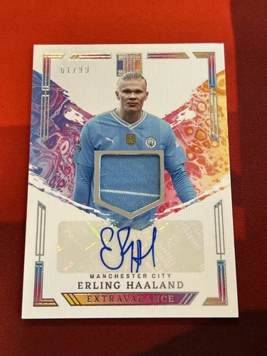 2023 Panini Impeccable Premier League Soccer Erling Haaland Extravagance /99