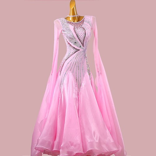 Vestido de Baile de Salón Estándar Nacional Vals Disfraces de Baile Falda de Rendimiento - Imagen 3 de 17