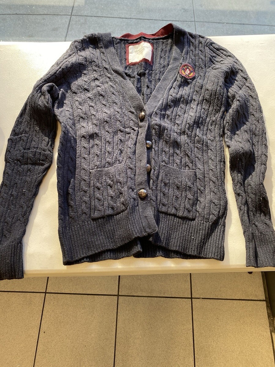 ジャケット・アウター 00s archive civarize switch cardigan y2k Vintage 90's Y2K Abercrombie & Fitch Cable Knit Button Down