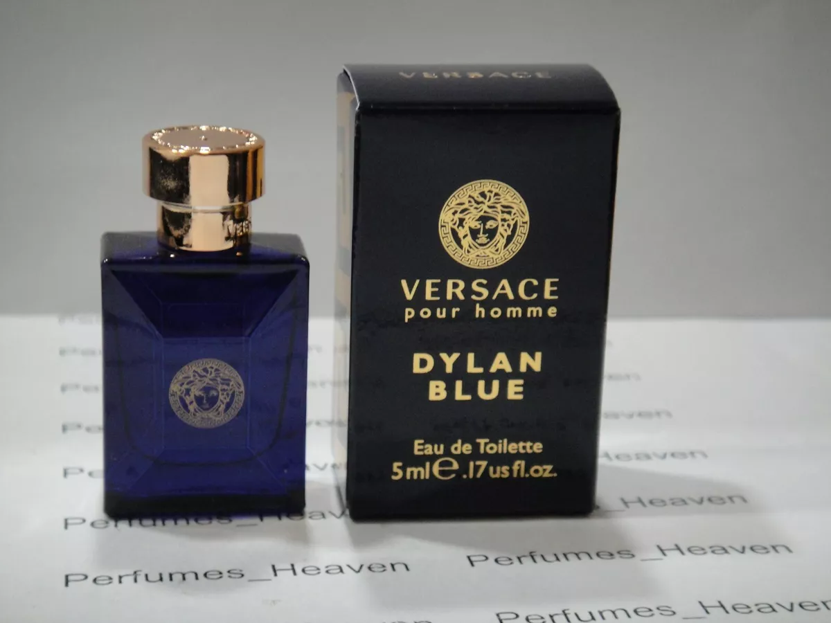 VERSACE Pour Homme Dylan Blue EDT Men's Cologne 0.17 oz / 5ml Miniature  Bottle