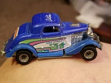1979 HOT WHEELS  34 Pro Street FORD COUPE Cal Custom Blue  Hot Real Riders