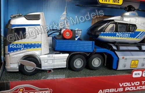 MAJORETTE · VOLVO TRUCK & AIRBUS POLICE HELICOPTER · GRAND SERIES · BRAND NEW - Picture 4 of 13