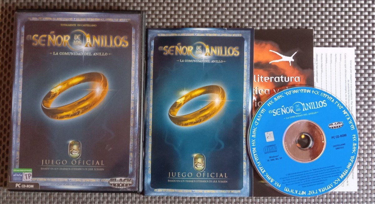 El Senor de los anillos La comunidad del anillo PC.Completo eBay