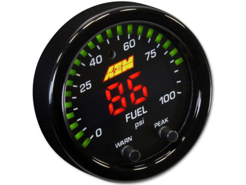 AEM 30-0301 X-Series Electronic 0-100PSI / 7BAR Oil / Fuel Pressure Gauge Meter - Foto 4 di 5