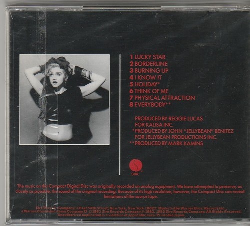Madonna Japan CD 18P2-2700 - Picture 2 of 2