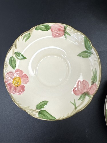 Franciscan Desert Rose Cups And Saucers Set Of 5 - Picture 3 of 15