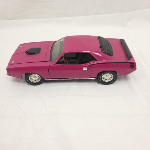 1970 Plymouth Hemi Cuda Ertl American Muscle Purple/Pink 1:18 - Picture 7 of 17