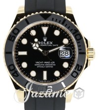 Rolex Yacht-Master 42 Yellow Gold Black Ceramic Oysterflex 226658 BRAND NEW