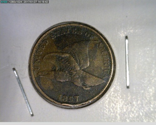1857 Flying Eagle Cent ( 52-203 1m/1 )