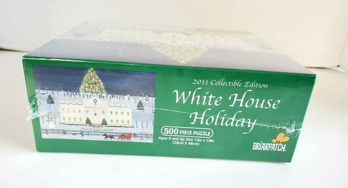 White House Holiday 500 Pc Jigsaw Puzzle 13 x 19 Briarpatch Collectible Edition - Picture 4 of 6