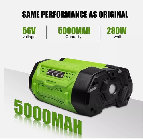 7.5Ah 5.0AH Battery For EGO 56V 56Volt BA1400 POWER Lithium Ion BA2240 BA2800T - Picture 13 of 23