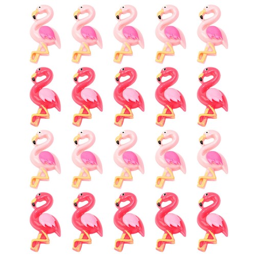 2 Count Harzflamingoschmuck Flamingo-Ornament Handyhüllenanhänger Selber Machen - 第 6/12 張圖片
