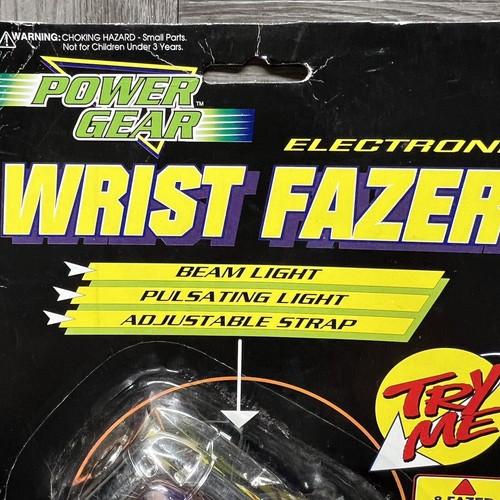 Vintage 1994 S.R.M. Co Power Gear Electronic Wrist Fazer #1650 NOS Broken Seal - Picture 4 of 14