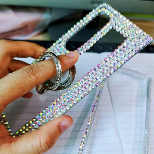 Funda para Galaxy Z Plegable 3/Z Plegable 6/Z Plegable 4/Z Plegable 5 Brillante Diamante Brillante Cubierta - Imagen 14 de 47