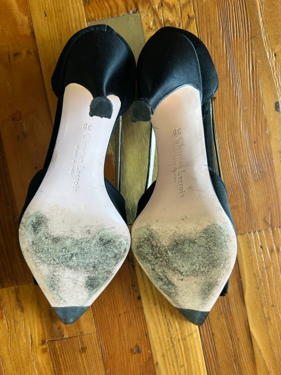 Christian Lacroix Shoes | Christian Lacroix Black Satan