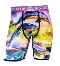 Privilege Society - Sea World Mens Boxer Briefs UnderWear psd,ethika