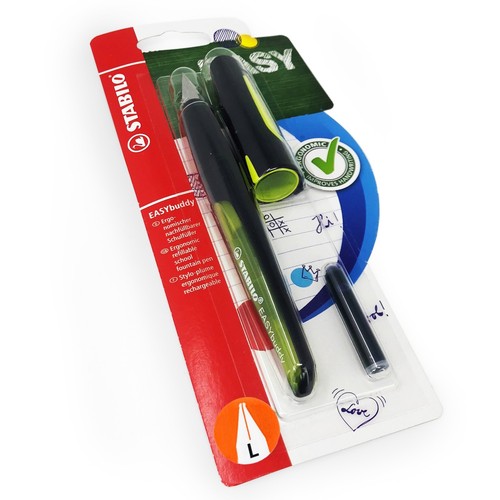 STABILO Einfach Buddy Schreibschrift Füllfederhalter – Linkshänder Spitze (L) – - Bild 3 von 3