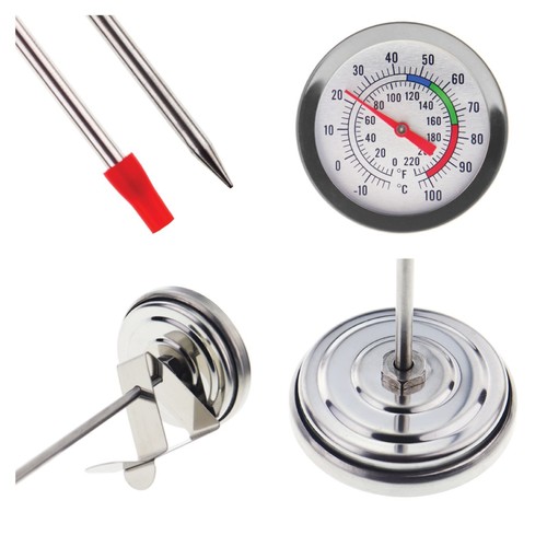 Soap or Candle Making Thermometer for Wax Melting 175mm Probe & Jug Clip -IN-127 - Picture 2 of 7