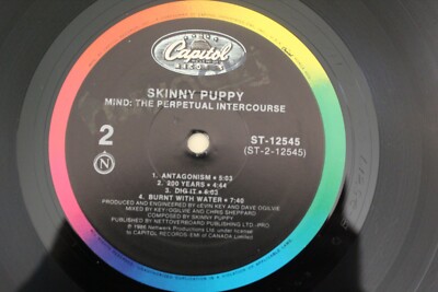【希少】 Skinny Puppy Mind : The Perpetual～ Skinny Puppy – Mind: The Perpetual Intercourse – Vinyl (LP