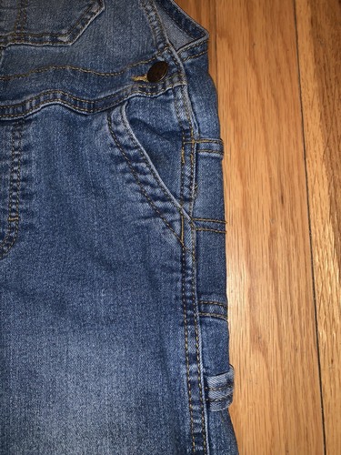 OshKosh B'gosh Toddler Unisex Girls/Boys Strap Long Pants Overall Blue Jeans 5T - Picture 5 of 19