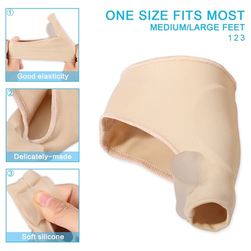 Pair Toe Bunion Straightener Corrector Alignment Pain Relief Sock - Picture 5 of 9